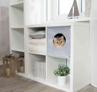 Trixie kattenschuilplaats Anton 33 × 33 × 37 cm grijs Per stuk - thumbnail