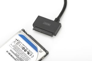 Digitus HDD Adapter [1x USB 3.2 Gen 2 stekker C (USB 3.1) - 1x SATA-combi-bus 15+7-polig] DA-70327 0.35 m