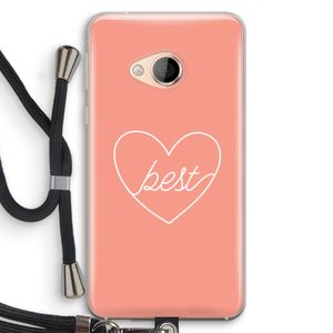 Best heart: HTC U Play Transparant Hoesje met koord