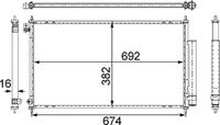 Condensor, airconditioning AC467001S