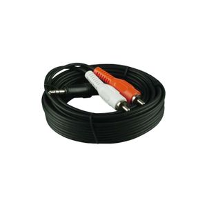 goobay 3,5 mm Jack > 2x Tulp kabel 5 meter, Stereo