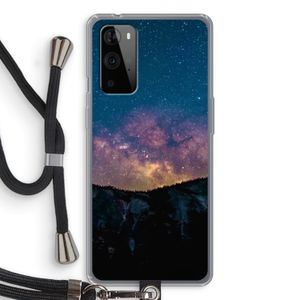 Travel to space: OnePlus 9 Pro Transparant Hoesje met koord