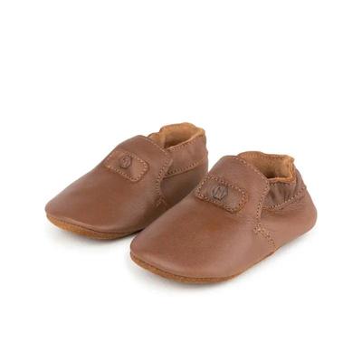 Mavies babyslofjes First Steps Brown leather-XS