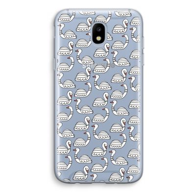 Zwanen: Samsung Galaxy J5 (2017) Transparant Hoesje