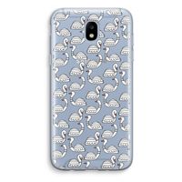 Zwanen: Samsung Galaxy J5 (2017) Transparant Hoesje