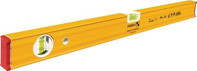 Stabila Waterpas | 80 cm | aluminium geel | ± 0,5 mm/m | 1 stuk - 19179 19179