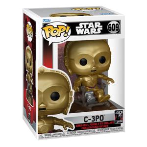 Star Wars Return of the Jedi 40th Anniversary POP! Vinyl Figure C3P0 in Chair 9cm