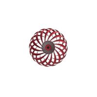 Tom Rossau TR5 Wandlamp - Rood - 40 cm