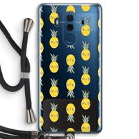 Ananas: Huawei Mate 10 Pro Transparant Hoesje met koord