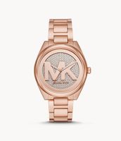 Horlogeband Michael Kors MK7312 Roestvrij staal (RVS) Rosé 18mm - thumbnail