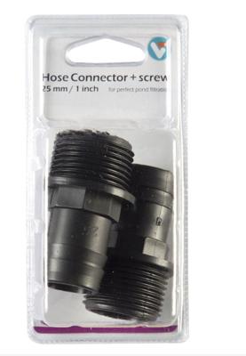 Hose Connector screw 25 mm 1 Inch vijveraccesoires - Vt