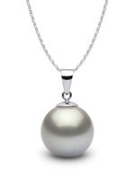 Yoko London collier Classic 11 mm en or blanc 18ct à perle de Tahiti - Argent