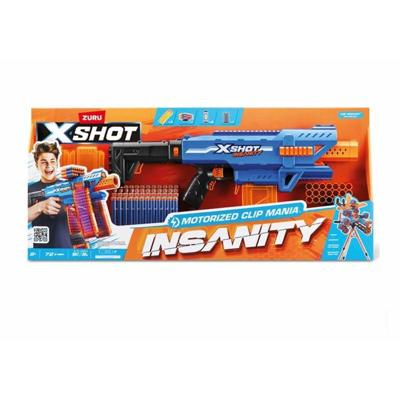 Pistool met pijltjes X-Shot Insanity clip 80 x 40 cm
