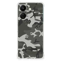 Xiaomi Redmi 13C 4G Doorzichtige Silicone Hoesje Army Light