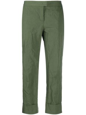 Fabiana Filippi pantalon à fermeture dissimulée - Vert
