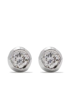 Wouters & Hendrix Gold puces d'oreilles ornées de diamant - WHITE GOLD
