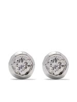 Wouters & Hendrix Gold puces d'oreilles ornées de diamant - WHITE GOLD