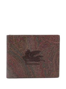 ETRO portefeuille à motif Pagaso - Marron