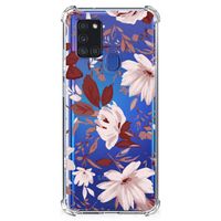 Back Cover Samsung Galaxy A21s Watercolor Flowers - thumbnail