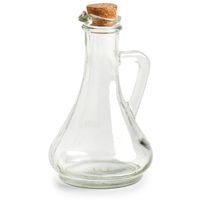 Zeller azijn/olie fles - glas - 270 ml - met kurk - Olie- en azijnstellen - thumbnail