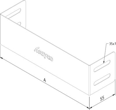 Kabelbaan Eindstuk Trayco 300mm