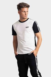 Moschino Tape T-Shirt Heren Wit/Zwart - Maat S - Kleur: WitZwart | Soccerfanshop