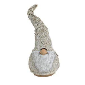 Pluche gnome/dwerg decoratie pop/knuffel grijs 67 cm