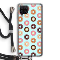 Donuts: Samsung Galaxy A12 Transparant Hoesje met koord