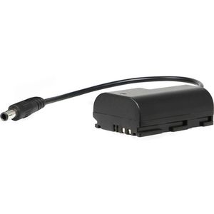 PowerBase EDGE 15 cm kabel met Canon LP-E6 series dummy