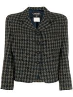 CHANEL Pre-Owned blazer à simple boutonnage (années 1990-2000) - Multicolore - thumbnail