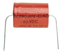 Visaton Bipolar Elco 100 UF Luidsprekercondensator 100 µF - thumbnail