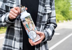 Drinkfles roestvrij staal 75 cl