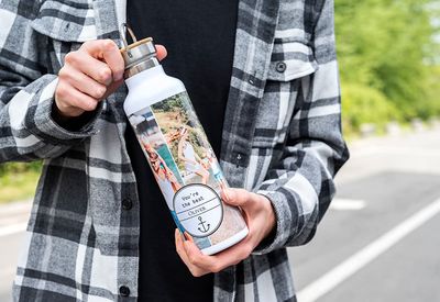 Drinkfles roestvrij staal 75 cl