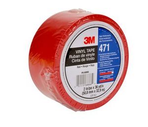 3M 471R50IW PVC-plakband Rood (l x b) 33 m x 50 mm 1 stuk(s)