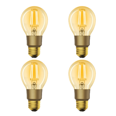 Woox Slimme filament E27 lamp 4-pack