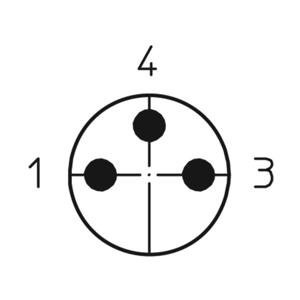 Lutronic 1226 Sensor/actuator inbouwconnector M8 Aantal polen: 3 Stekker, inbouw 0.50 m 1 stuk(s)