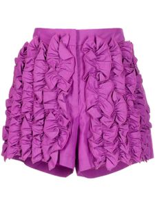 MSGM short court à volants - Violet