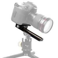 STERKSTE 180mm precisie Aluminium 2-weg Macro Rail schuifregelaar statief hoofd Quick Release plaat houder