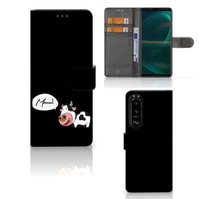 Sony Xperia 5III Leuk Hoesje Cow Sony Xperia 5III Leuk Hoesje Cow