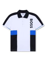 BOSS Kidswear polo à logo imprimé - Blanc - thumbnail