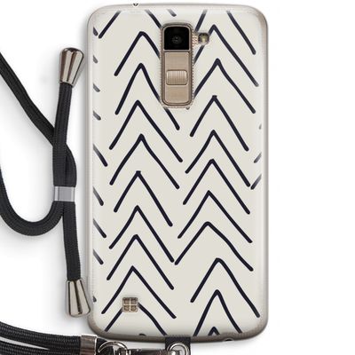 Marrakech Arrows: LG K10 (2016) Transparant Hoesje met koord