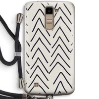 Marrakech Arrows: LG K10 (2016) Transparant Hoesje met koord