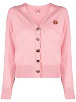 Kenzo cardigan en laine à col v - Rose Kenzo cardigan en laine à col v - Rose