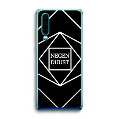 Negenduust geometrisch: Huawei P30 Transparant Hoesje