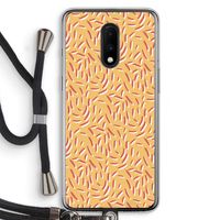 Camouflage: OnePlus 7 Transparant Hoesje met koord