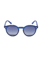 RAY-BAN JUNIOR lunettes de soleil à monture ronde - Bleu