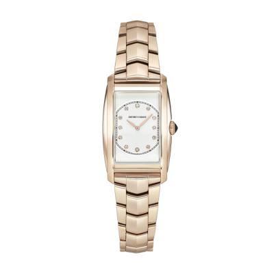 Horlogeband Armani ARS8303 Staal Rosé
