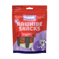 Braaaf Rawhide Pressed Bone Eend - 12,5 cm