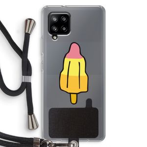 Raketijsje: Samsung Galaxy A42 5G Transparant Hoesje met koord