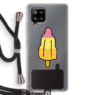Raketijsje: Samsung Galaxy A42 5G Transparant Hoesje met koord